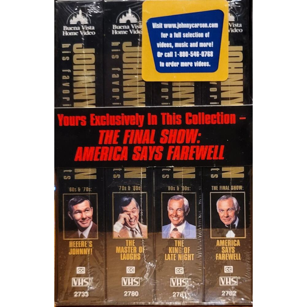 Johnny Carson: His Favorite Moments From the Tonight Show Gift Set